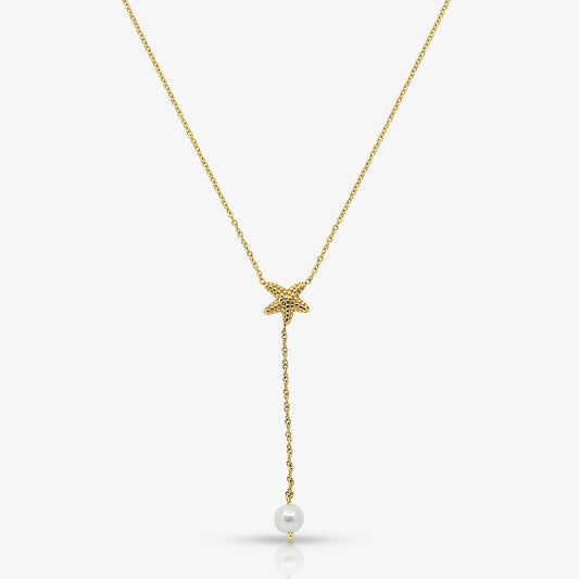 Pearly Sea Lariat Necklace - EVRYJEWELS