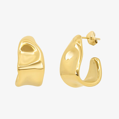 Liquid Dreams Hoop Earrings - EVRYJEWELS