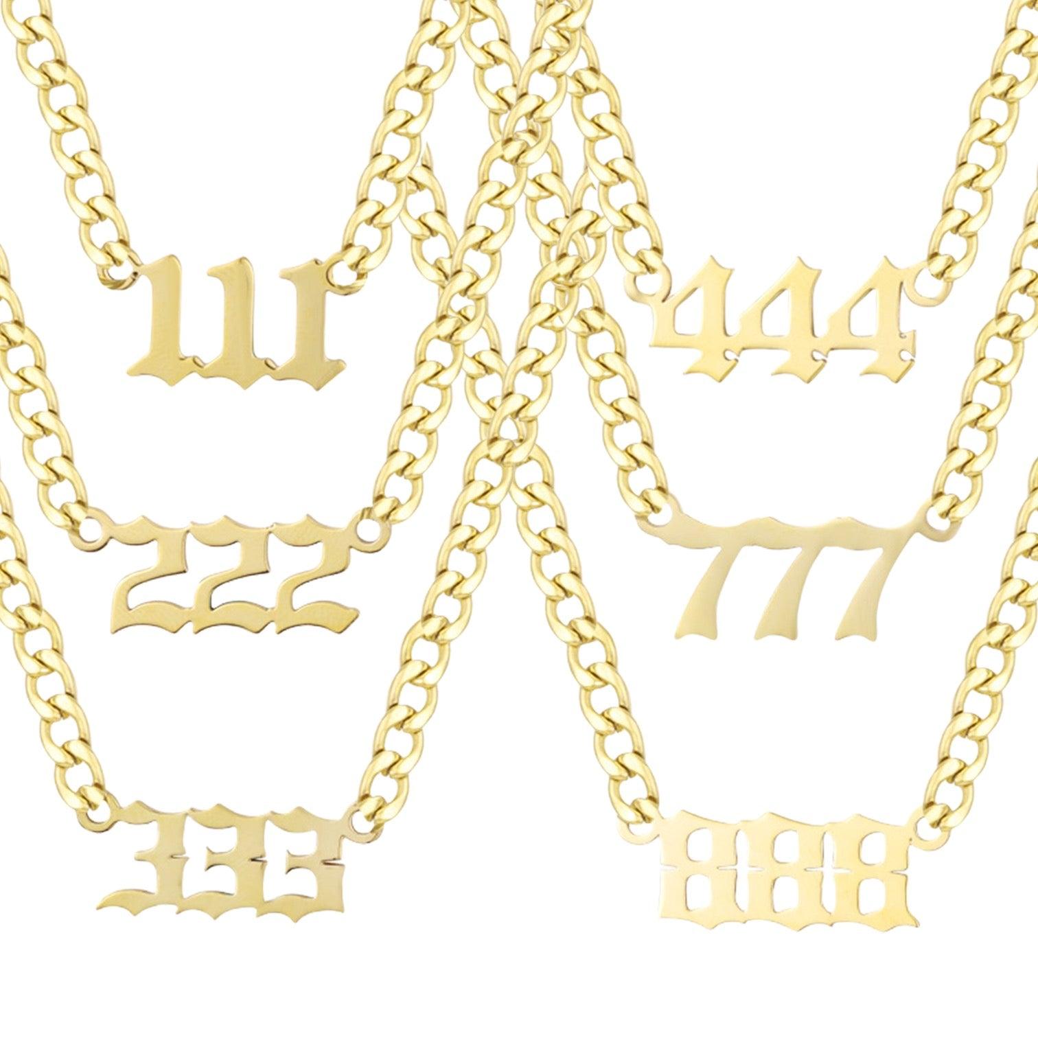 Angel Number Necklace - EVRYJEWELS