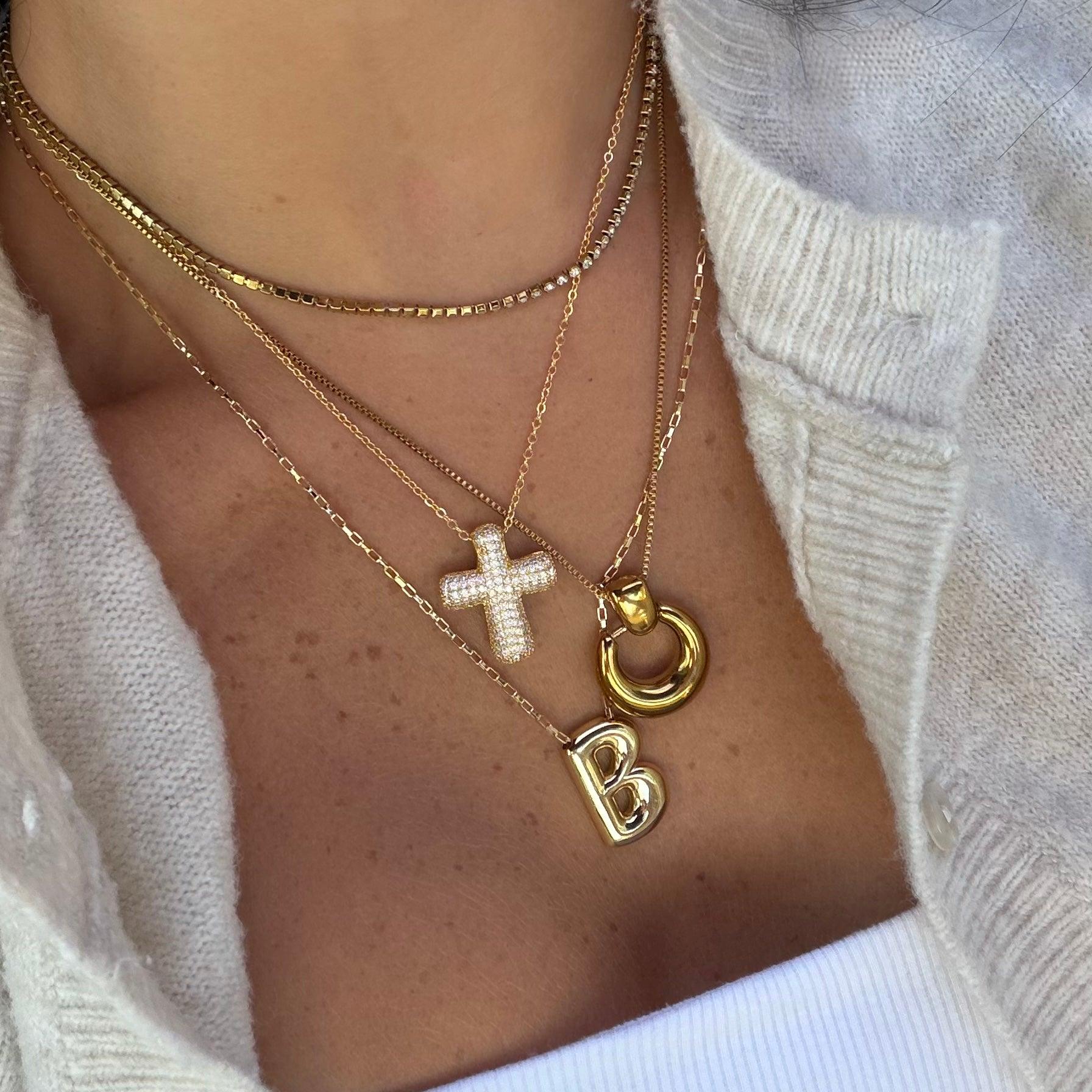Forever Blessed Cross Necklace - EVRYJEWELS