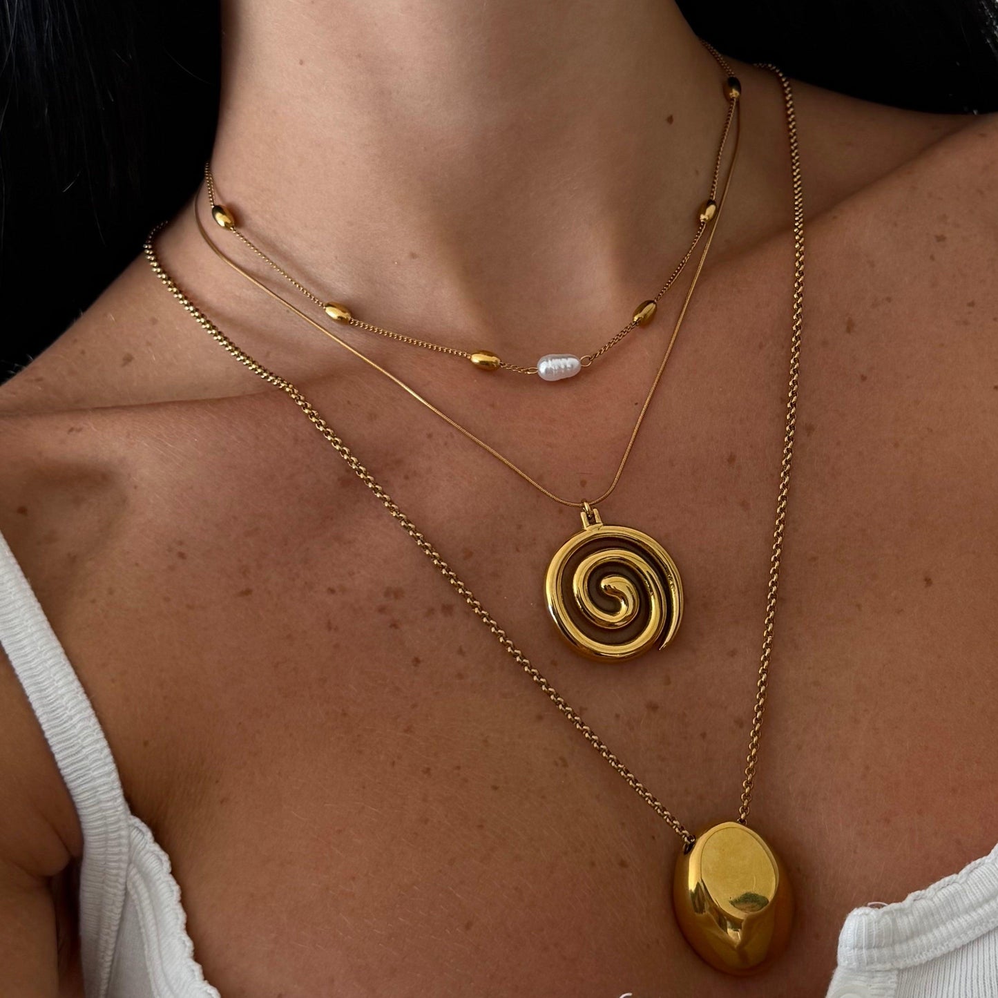 Aurora Glow Long Necklace - EVRYJEWELS