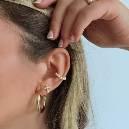 Sacred Pearl Earrings - EVRYJEWELS