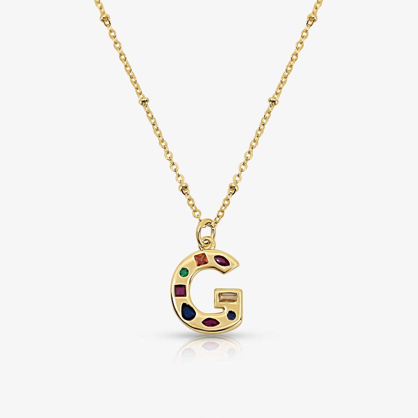 Bright Babe Initial Necklace - EVRYJEWELS