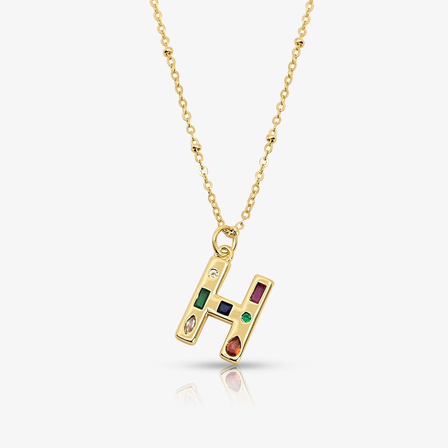 Bright Babe Initial Necklace - EVRYJEWELS