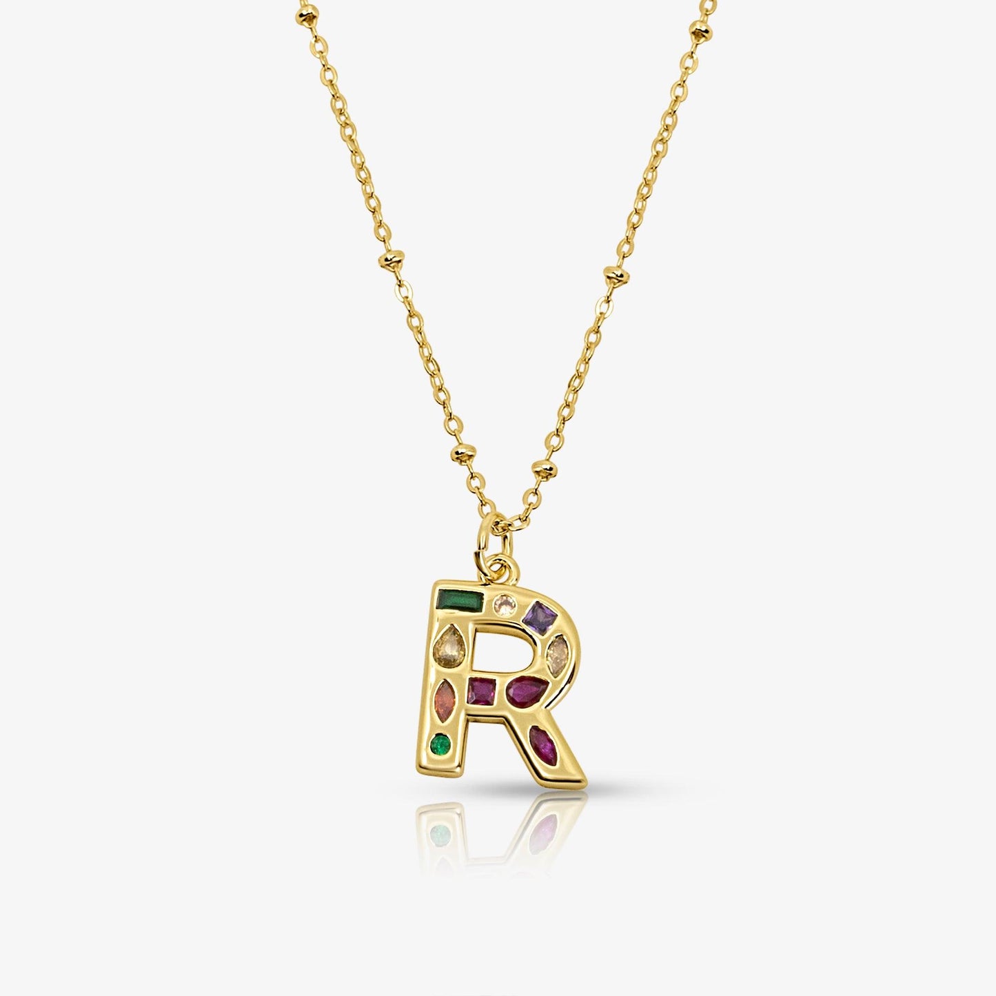 Bright Babe Initial Necklace - EVRYJEWELS
