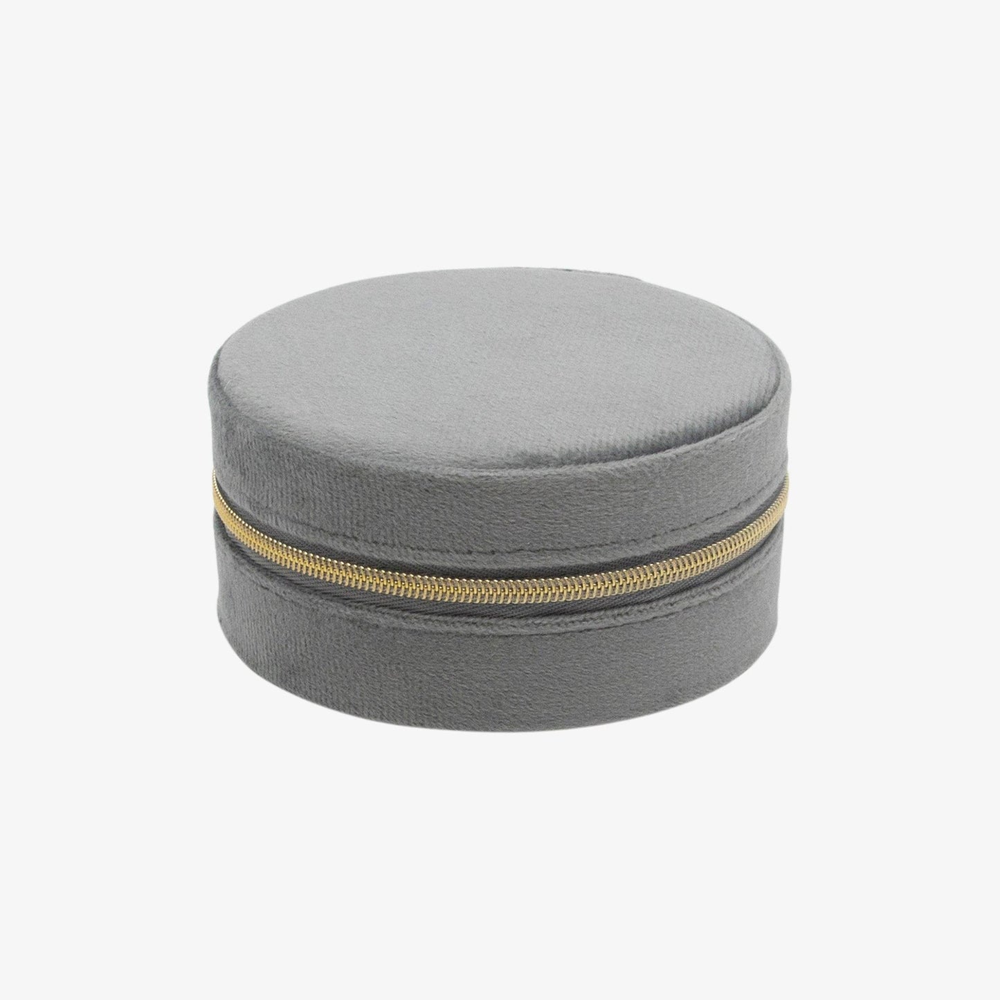 Round Velvet Travel Jewelry Case - EVRYJEWELS