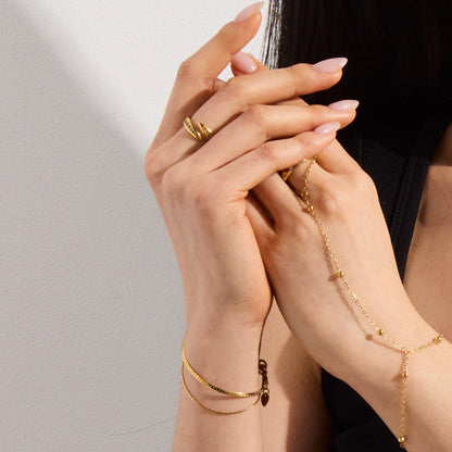 Beaded Hand Chain - EVRYJEWELS