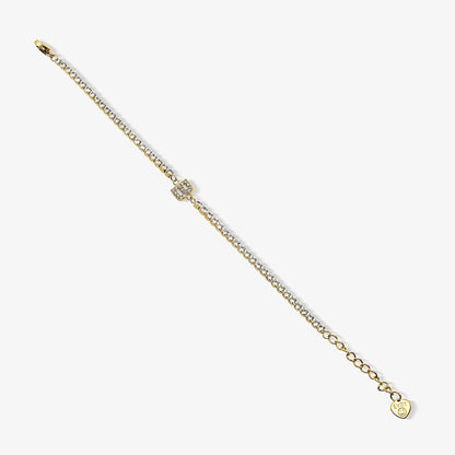 Icy Initial Tennis Bracelet - EVRYJEWELS