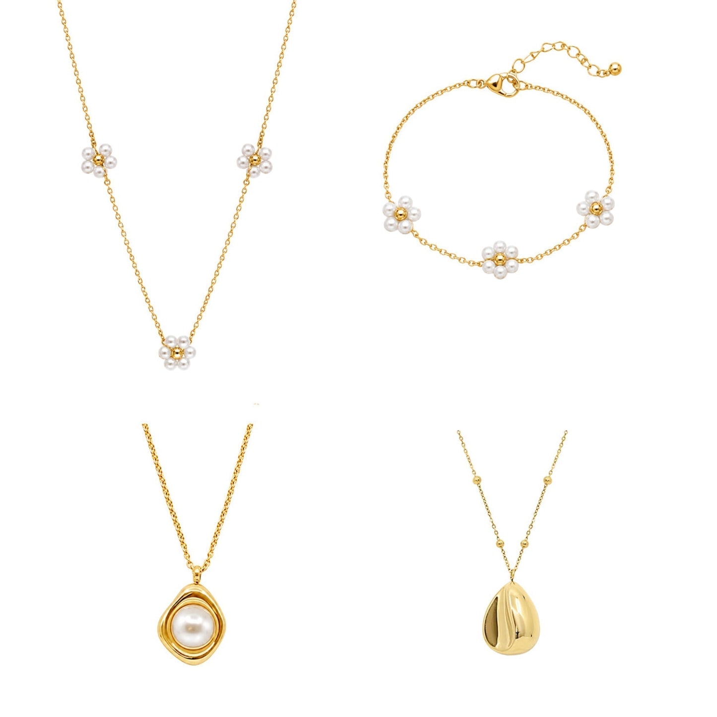 Pearl Summer 4 Piece Bundle - EVRYJEWELS