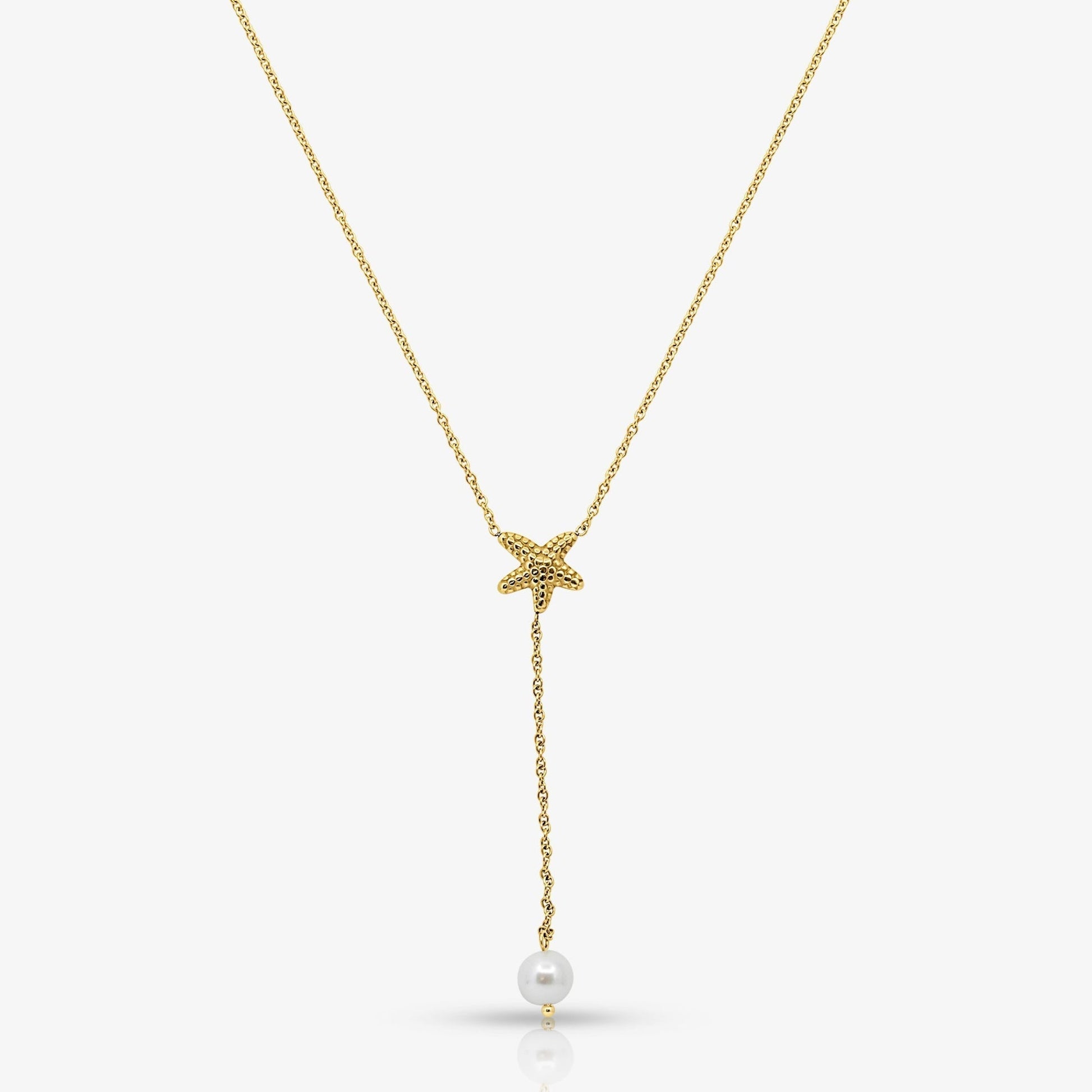 Pearly Sea Lariat Necklace - EVRYJEWELS