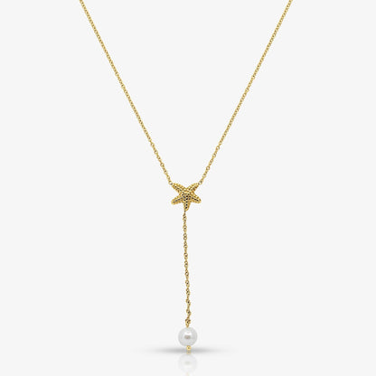 Pearly Sea Lariat Necklace - EVRYJEWELS