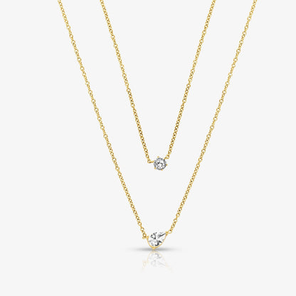 Whisper Shine Necklace 2 Piece Set - EVRYJEWELS